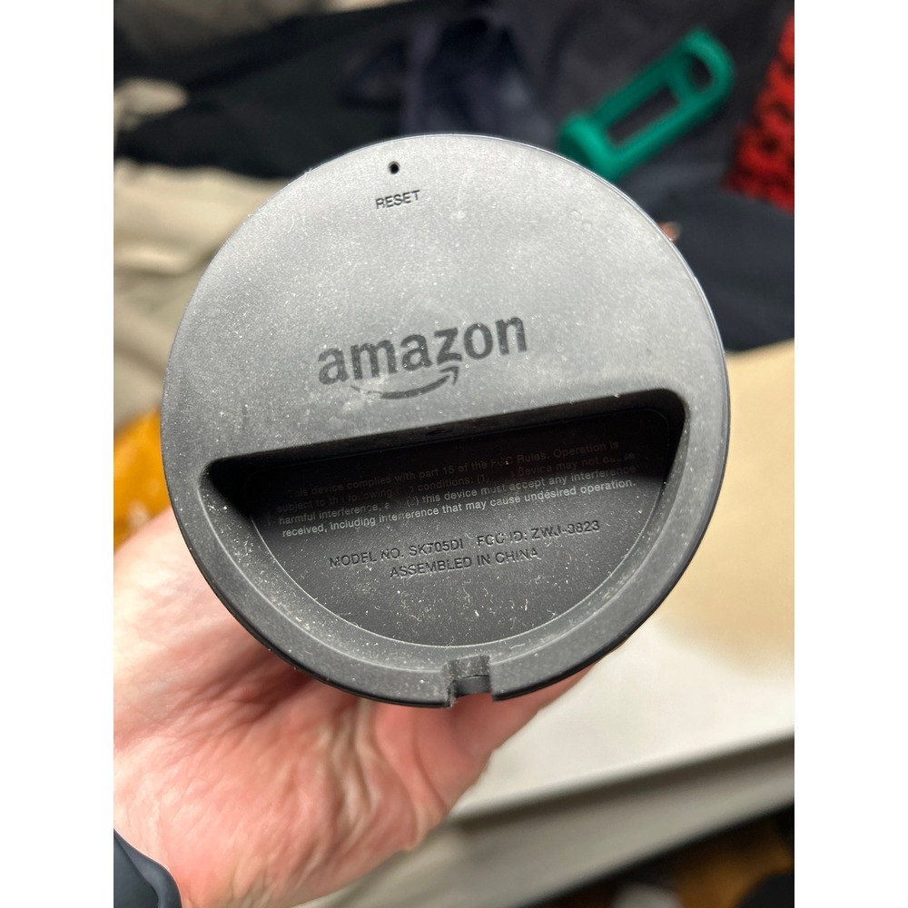 Amazon Echo 1st Gen Smart Speaker Black SK705DI NOT WORKING For Parts Only